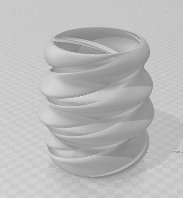 Constriction Planter — 3D printable planter STL file