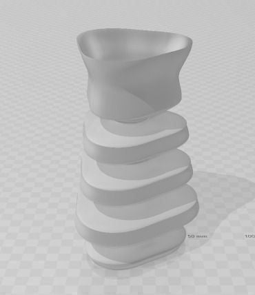 Totem Vase — 3D printable vase STL file