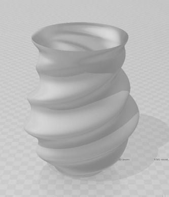 Triple Helix Vase — 3D printable vase STL file